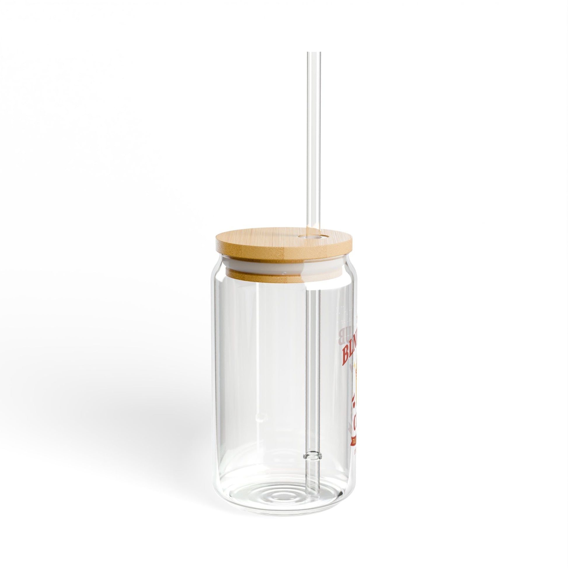 BLND Sipper Glass with Bamboo Lid